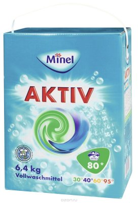 MINEL    Vollwaschmittel Aktive 6,4 