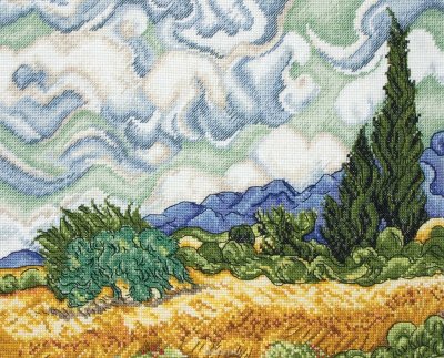    Maia "Wheat Field With Cypresses" /   .   