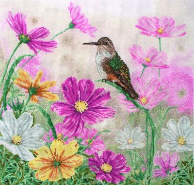    Maia "Bird And Floral" /  / 30*30  (:  Aida 16, 