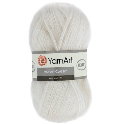    YarnArt "Mohair Classic", :  (1003), 220 , 100 , 5 