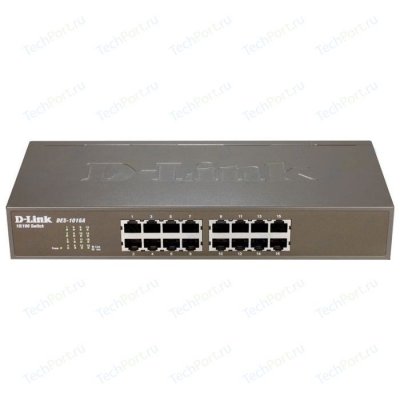 D-Link DES-1016/A1A   16-port UTP 10/100Mbps Auto-sensing