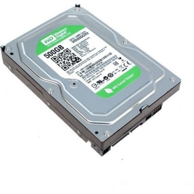    3,5" 500Gb Western Digital (WD5000AZRX) 64Mb IntelliPower SATA3 Caviar Green