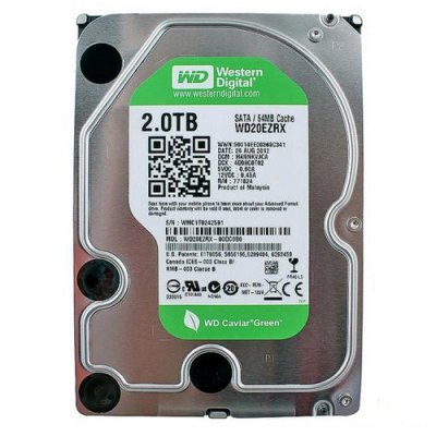   Western Digital Original SATA-III 2Tb 20EZRX Green (5400rpm) 64Mb 3.5" (WD20EZRX)