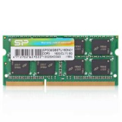   Silicon Power (SP004GBSTU160V01) DDR-III SODIMM 4Gb (PC3-12800) (for NoteBook)