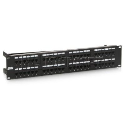 Hyperline PP2-19-48-8P8C-C6-110 - 19, 2U, 48  RJ-45,  6, Dual IDC +..