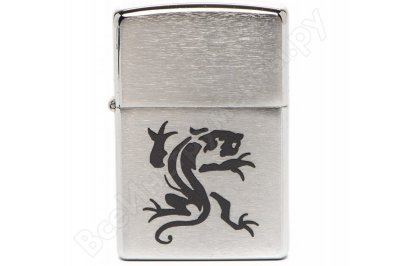  Zippo 200 Panther Brushed Chrome 