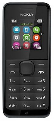   Nokia 105 SS Black (2017) 1.8" 120x160/2G/800mAh