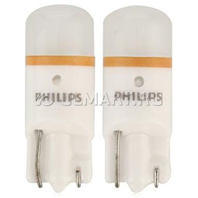   Philips W5W 4000K,   360, LED 1W, 2 