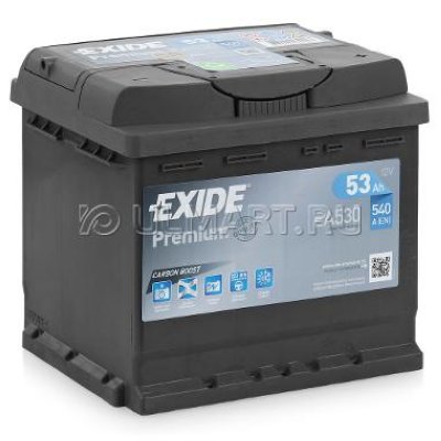  EXIDE Premium EA530 12V 53Ah 540A R+