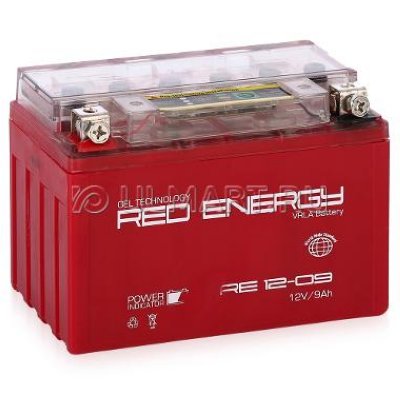  Red Energy RE 1209 12V 9 / (YTX9-BS) GEL