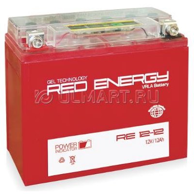  Red Energy RE 1212 12V 12 / (YTX12-BS) GEL