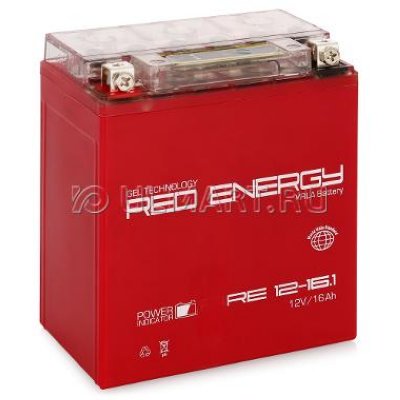  Red Energy RE 12161 12V 16 / (YTX16-BS) GEL