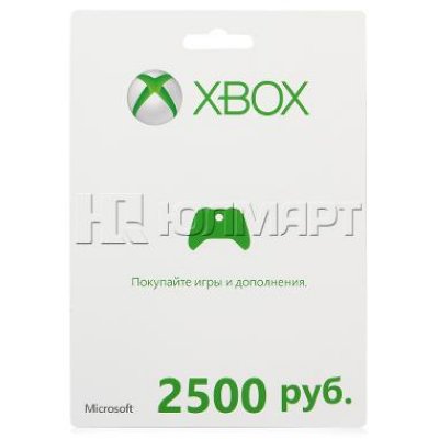  Xbox LIVE:   2500  [K4W-00544] [Xbox360/XboxOne]