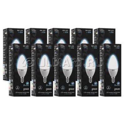   10  Gauss LED Candle 4W E14 4100K EB103101204