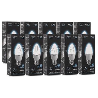   10  Gauss LED Candle 4W E27 4100K EB103102204