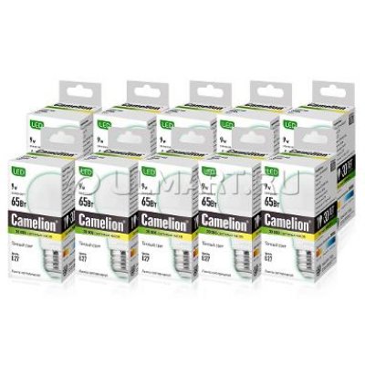    10  Camelion LED 9-A60/830/E27