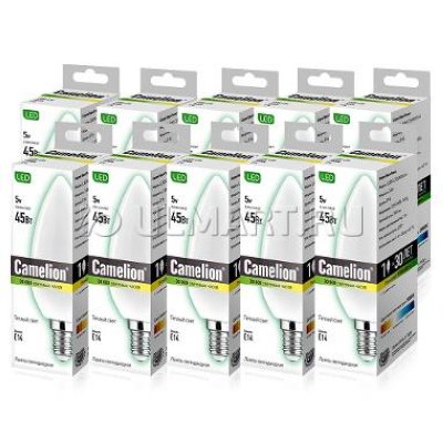    10  Camelion LED5-C35/830/E14