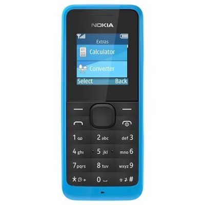   Nokia 105 2017 Dual Sim  (cyan)