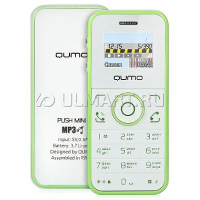   QUMO Push mini white-green,   