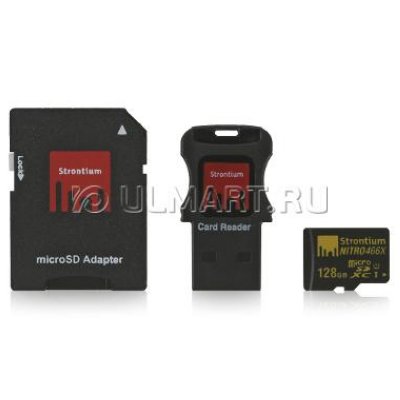   TransFlash 128Gb MicroSDXC Class 10 UHS-1 70MB/s STRONTIUM Nitro