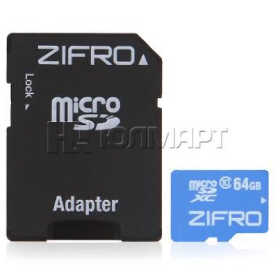   TransFlash 64Gb MicroSDXC Class 10 ZIFRO