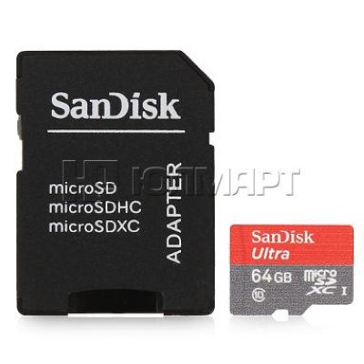   TransFlash 64Gb MicroSDXC class 10 UHS-I 48MB/s SanDisk Ultra Imaging