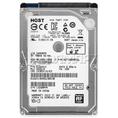   HDD 1 , HGST Travelstar 5K1000, HTS541010A9E680, 0J22413