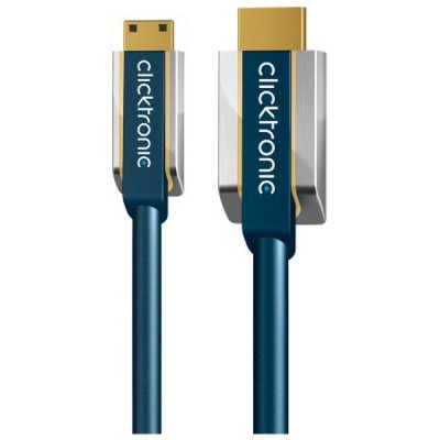  Clicktronic  HDMI Ethernet Slim HD/4K/3D-TV 1m 70702