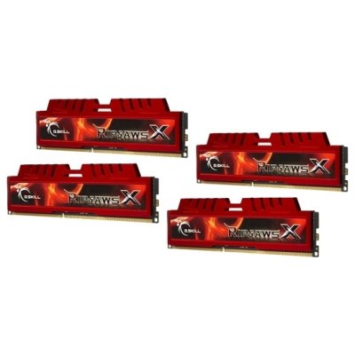   G.Skill RipjawsX (F3-10666CL9Q-32GBXL) DDR-III DIMM 32Gb KIT 4*8Gb (PC3-10600) CL