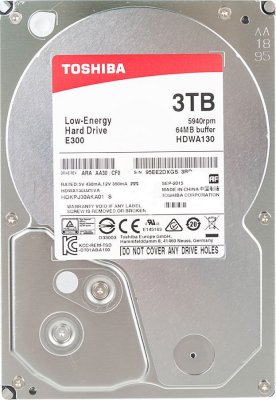   HDD 3000Gb SATA-III Toshiba E300 [HDWA130UZSVA, 5700rpm, 64Mb]