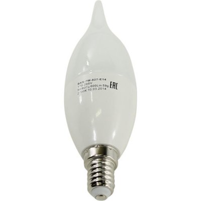  LED   BXS E14 7W, 220V (BXS-7w-827-E14)  