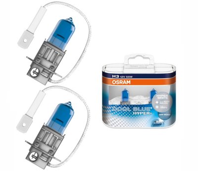  OSRAM H3 55W PK22s Cool Blue Hyper 62151CBH DUOBOX (2 )