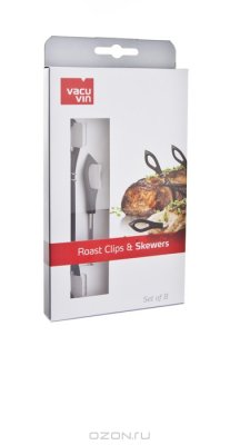       VacuVin "Roast Clips & Skewers", 8 