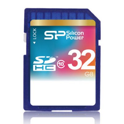   Silicon Power SDHC 32 Gb Class 10 SP 032 GBSDH 010 V 10