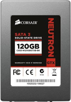   HDD 120Gb SSD Corsair Neutron GTX Series (CSSD-N120GBGTX-BK, SATA-III, 2.5", MLC)