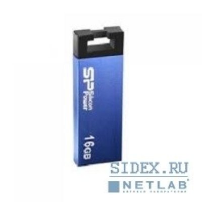   USB 2.0 Silicon Power USB Drive 16Gb, Touch 835 [SP016GBUF2835V2B], Blue