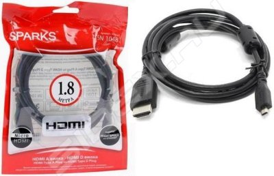  Sparks SN1048 HDMI-microHDMI (type D) 1.8 