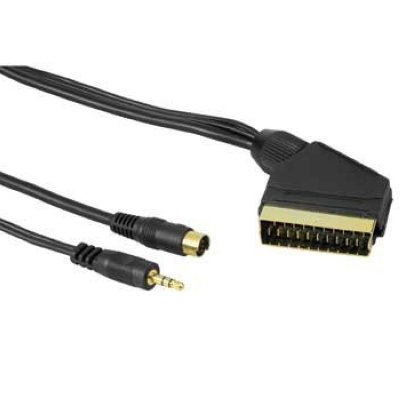  PC-TV Jack 3.5  + S-video(m) - Scart (in) (Hama H-41982) (3 )