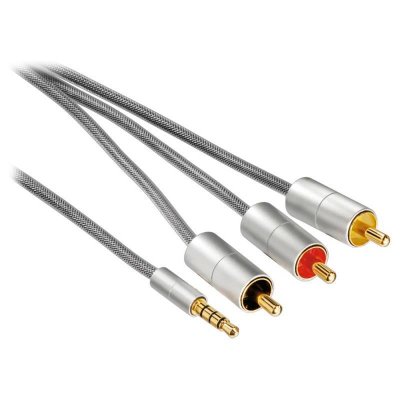  3.5  Jack 4 pin (m) - 3  RCA (m) (Hama H-80858) ()