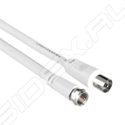  F-TV (m) - IEC Coax (f) 75  10  (Hama H-42985) ()