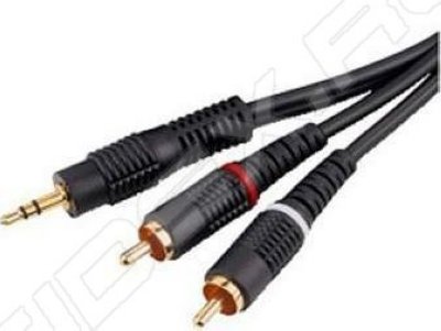  Jack 3.5  (m) - 2xRCA (m) 2  Gold (Hama H-44033) ()