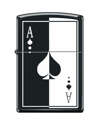  ZIPPO 218 Ace, /   Black Matte, , 