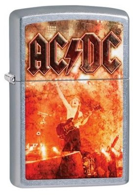   ZIPPO ACDC,    Street Chrome , , 