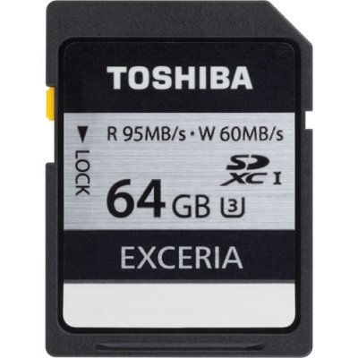   Toshiba Exceria SDXC 64Gb Class 10 UHS-I U3 (95/60 Mb/s)