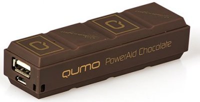   Qumo PowerAid Chocolate 2600 mAh, 1A, 