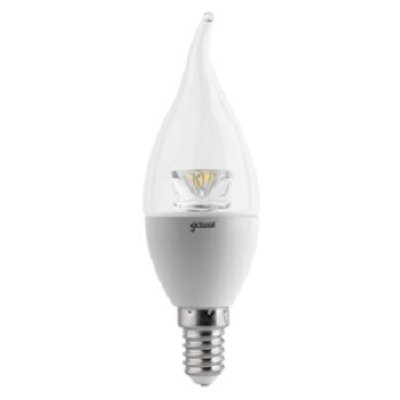   Gauss LED Candle Tailed Crystal Clear E14 4W 2700K