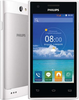  Philips S309 Dual Sim (White)