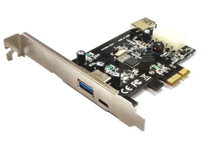  ST-Lab U-1330 USB3.0/3.1, 1+1 ext (USB3.0/USB3.1) + 1 int (USB3.0) , LP bracket, PCI-Ex1