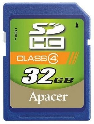   Apacer Secure Digital HC Class4 32Gb