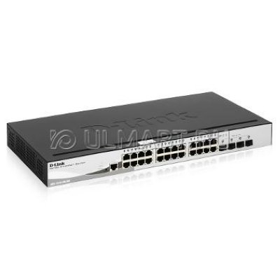   D-Link DGS-1510-28L/ME,  24  10/100/1000Base-T + 4  1000Base-X SFP